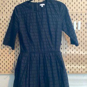 Gap Black baby doll short mini dress with pockets